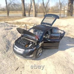 1/18 Chevrolet Volt Electric Vehicle Black Diecast Model-Cardboard box has tear