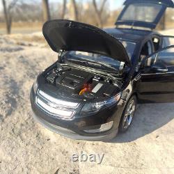 1/18 Chevrolet Volt Electric Vehicle Black Diecast Model-Cardboard box has tear