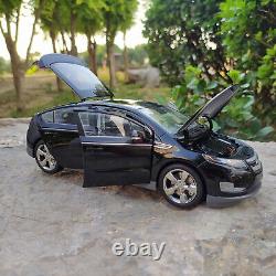 1/18 Chevrolet Volt Electric Vehicle Black Diecast Model-Cardboard box has tear