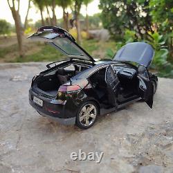 1/18 Chevrolet Volt Electric Vehicle Black Diecast Model-Cardboard box has tear