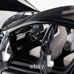 1/18 Diecast Mini Tesla Model S Solid Black Car Toys Gift NEW