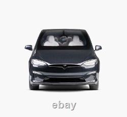 1/18 Diecast Mini Tesla Model X P100D SUV Stealth Grey Car Toys Gift NEW