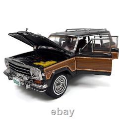 1/18 Jeep Grand Wagoneer 1991 DD MODELS DOVER GRAY METALLIC Diecast Model Car