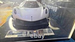 1/18 Koenigsegg Jesko Crystal White Resin Model Car 1 of 125