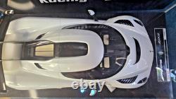 1/18 Koenigsegg Jesko Crystal White Resin Model Car 1 of 125