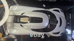 1/18 Koenigsegg Jesko Crystal White Resin Model Car 1 of 125