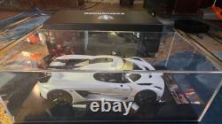 1/18 Koenigsegg Jesko Crystal White Resin Model Car 1 of 125 1/18 Koenigsegg Jesko Crystal White Resin Model Car 1 of 125