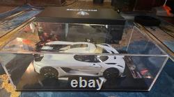 1/18 Koenigsegg Jesko Crystal White Resin Model Car 1 of 125