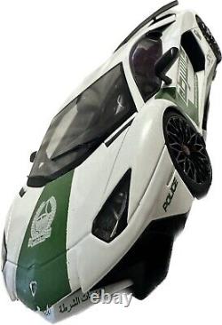 1/18 Kyosho Lamborguini Aventador SV. Dubai Police Custom Car. 118 Dubai Police