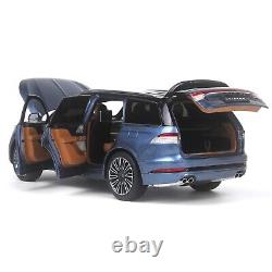 1/18 Lincoln Aviator Blue Metal Diecast Model Car SUV Toys Gifts For Friends