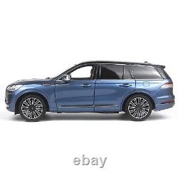 1/18 Lincoln Aviator Blue Metal Diecast Model Car SUV Toys Gifts For Friends