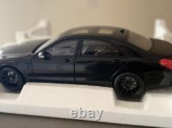 1/18 Mercedes-Benz S-Class AMG 2018 Black W222 Norev