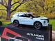 1/18 Mitsubishi Outlander Suv 2023 Diecast Model Car Toys Gifts Display White