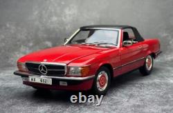 1/18 Norev 1986 Benz 350SL Alloy Car Model (Red)