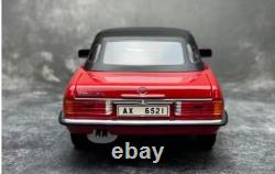 1/18 Norev 1986 Benz 350SL Alloy Car Model (Red)