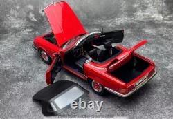 1/18 Norev 1986 Benz 350SL Alloy Car Model (Red)