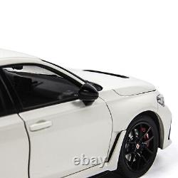 1/18 Scale 2023 Paudi Honda Civic Type-R FL5 White Diecast Car Gift Model