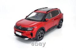 1/18 Scale Diecast Model Red Citroen C5 Beyond 2022 Paudi Car Miniature Toy Gift