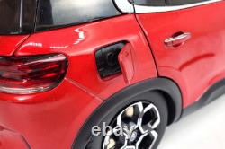 1/18 Scale Diecast Model Red Citroen C5 Beyond 2022 Paudi Car Miniature Toy Gift