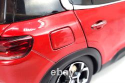 1/18 Scale Diecast Model Red Citroen C5 Beyond 2022 Paudi Car Miniature Toy Gift