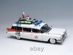 1/18 Scale Fine Edition Elite Ecto-1 Car Model Metal Diecast Model Toy Vehicle f