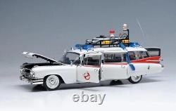 1/18 Scale Fine Edition Elite Ecto-1 Car Model Metal Diecast Model Toy Vehicle f
