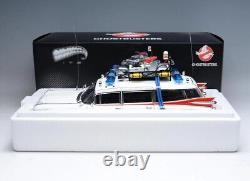 1/18 Scale Fine Edition Elite Ecto-1 Car Model Metal Diecast Model Toy Vehicle f