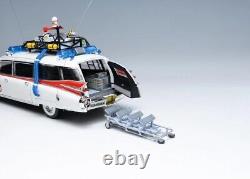 1/18 Scale Fine Edition Elite Ecto-1 Car Model Metal Diecast Model Toy Vehicle f