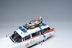 1/18 Scale Fine Edition Elite Ecto-1 Car Model Metal Diecast Model Toy Vehicle f