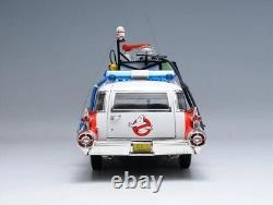 1/18 Scale Fine Edition Elite Ecto-1 Car Model Metal Diecast Model Toy Vehicle f