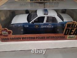 1/18 Scale Ford Crown Vic Police Interceptor Walking Dead Sheriff Greenlight