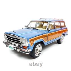 1/18 Scale Jeep Grand Wagoneer 1991 DD MODELS Blue METALLIC Diecast Model Car