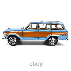 1/18 Scale Jeep Grand Wagoneer 1991 DD MODELS Blue METALLIC Diecast Model Car