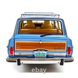 1/18 Scale Jeep Grand Wagoneer 1991 DD MODELS Blue METALLIC Diecast Model Car