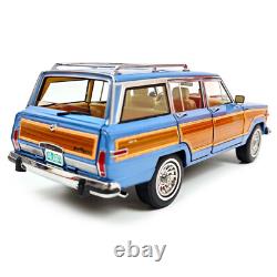 1/18 Scale Jeep Grand Wagoneer 1991 DD MODELS Blue METALLIC Diecast Model Car