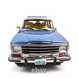 1/18 Scale Jeep Grand Wagoneer 1991 DD MODELS Blue METALLIC Diecast Model Car