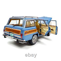 1/18 Scale Jeep Grand Wagoneer 1991 DD MODELS Blue METALLIC Diecast Model Car