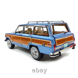 1/18 Scale Jeep Grand Wagoneer 1991 DD MODELS Blue METALLIC Diecast Model Car