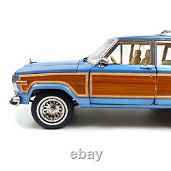 1/18 Scale Jeep Grand Wagoneer 1991 DD MODELS Blue METALLIC Diecast Model Car