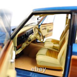 1/18 Scale Jeep Grand Wagoneer 1991 DD MODELS Blue METALLIC Diecast Model Car