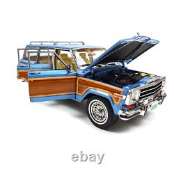 1/18 Scale Jeep Grand Wagoneer 1991 DD MODELS Blue METALLIC Diecast Model Car