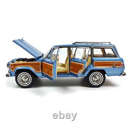1/18 Scale Jeep Grand Wagoneer 1991 DD MODELS Blue METALLIC Diecast Model Car