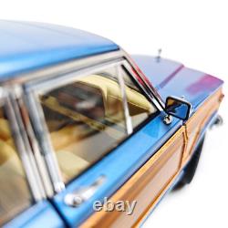 1/18 Scale Jeep Grand Wagoneer 1991 DD MODELS Blue METALLIC Diecast Model Car