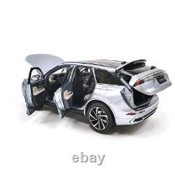 1/18 Scale Lincoln Corsair Silver Diecast Car Model Collectibles Gift Toy Series