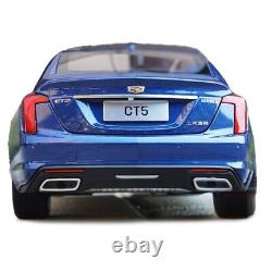 1/18 Scale Paudi CT5 Cadillac Blue Diecast Model Car Collection Toy Gift