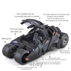 1/18 Scale The Batman Batmobile Tumbler Model Diecast Vehicle Car Sound Light