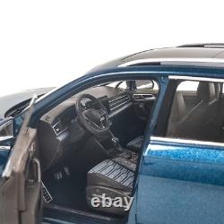 1/18 Scale Volkswagen Tiguan L 2022 Blue Diecast Car Model Collectibles Gift Toy