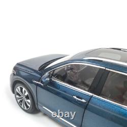 1/18 Scale Volkswagen Tiguan L 2022 Blue Diecast Car Model Collectibles Gift Toy