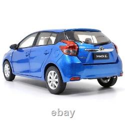 1/18 Scale Yaris L 2014 Blue Diecast Car Model Collectibles Gift Toy Series