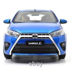 1/18 Scale Yaris L 2014 Blue Diecast Car Model Collectibles Gift Toy Series